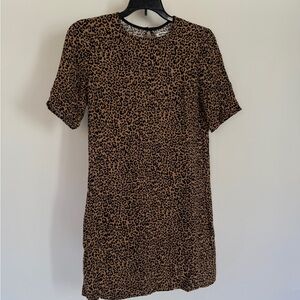 Reformation Leopard Print Mini Dress